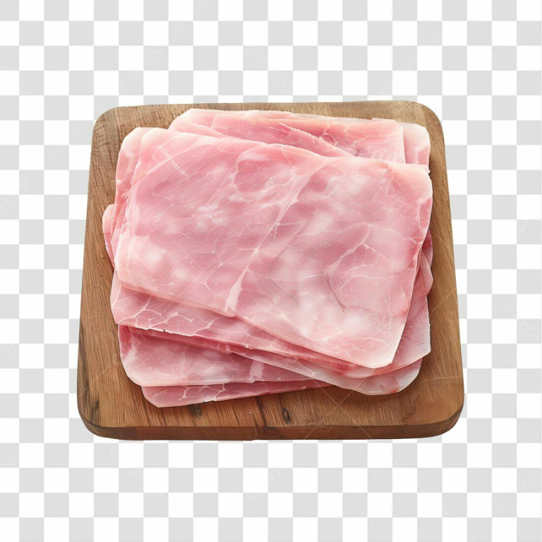 Imagem de Presunto Fatiado PNG com fundo transparente