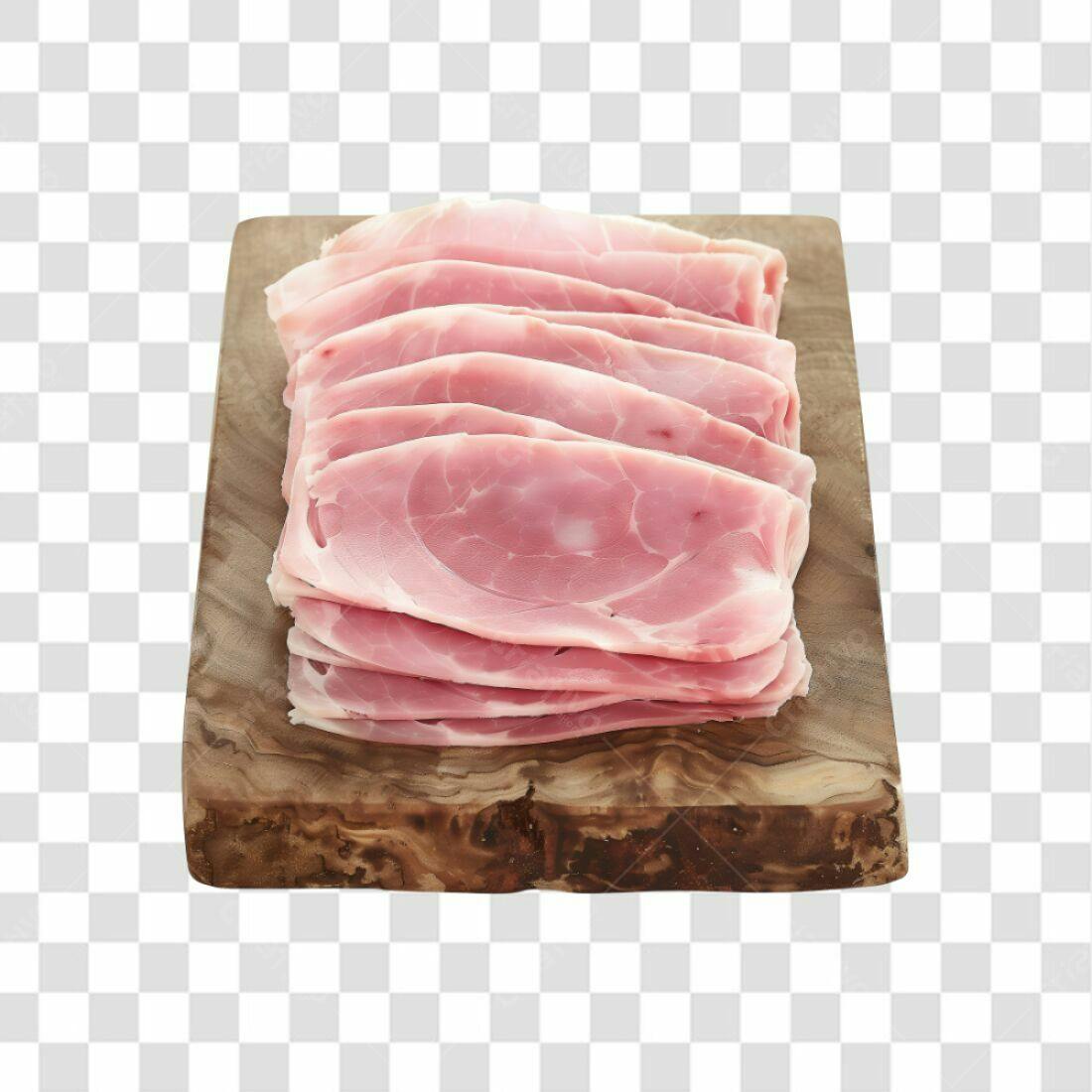 Imagem de Presunto Fatiado PNG com fundo transparente