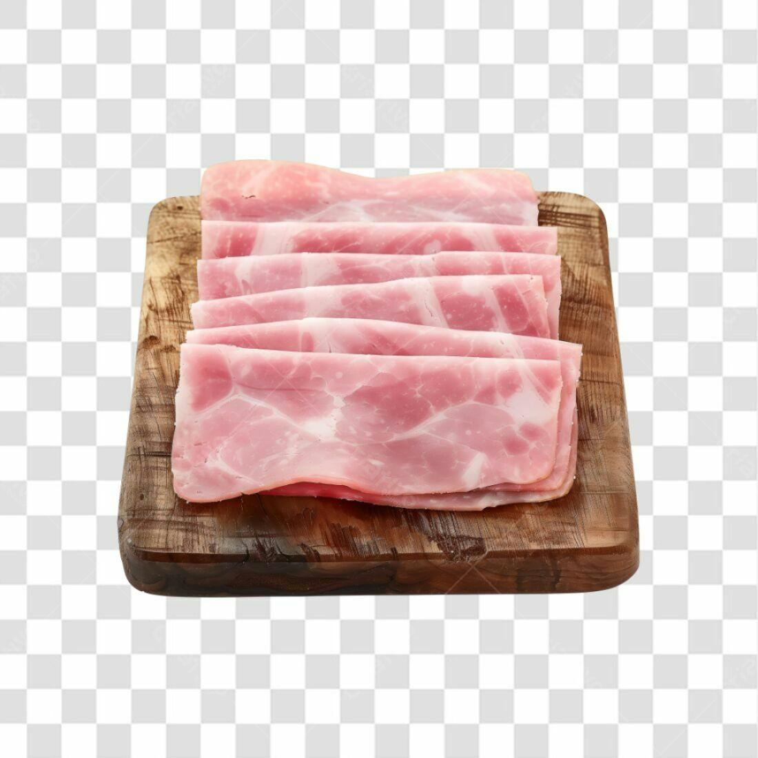 Imagem Fatias Presunto PNG com fundo transparente