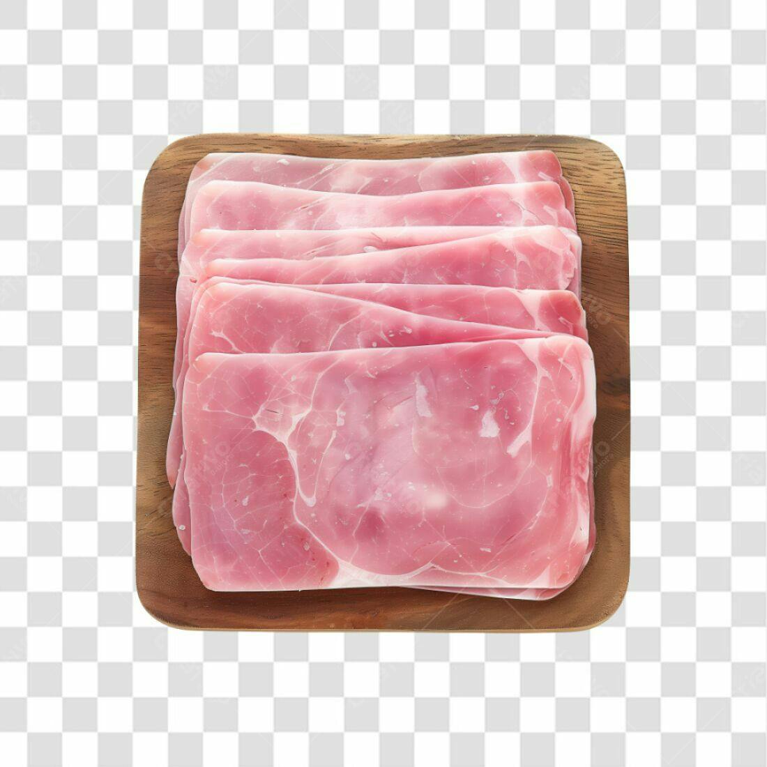 Imagem de Presunto Fatiado PNG com fundo transparente