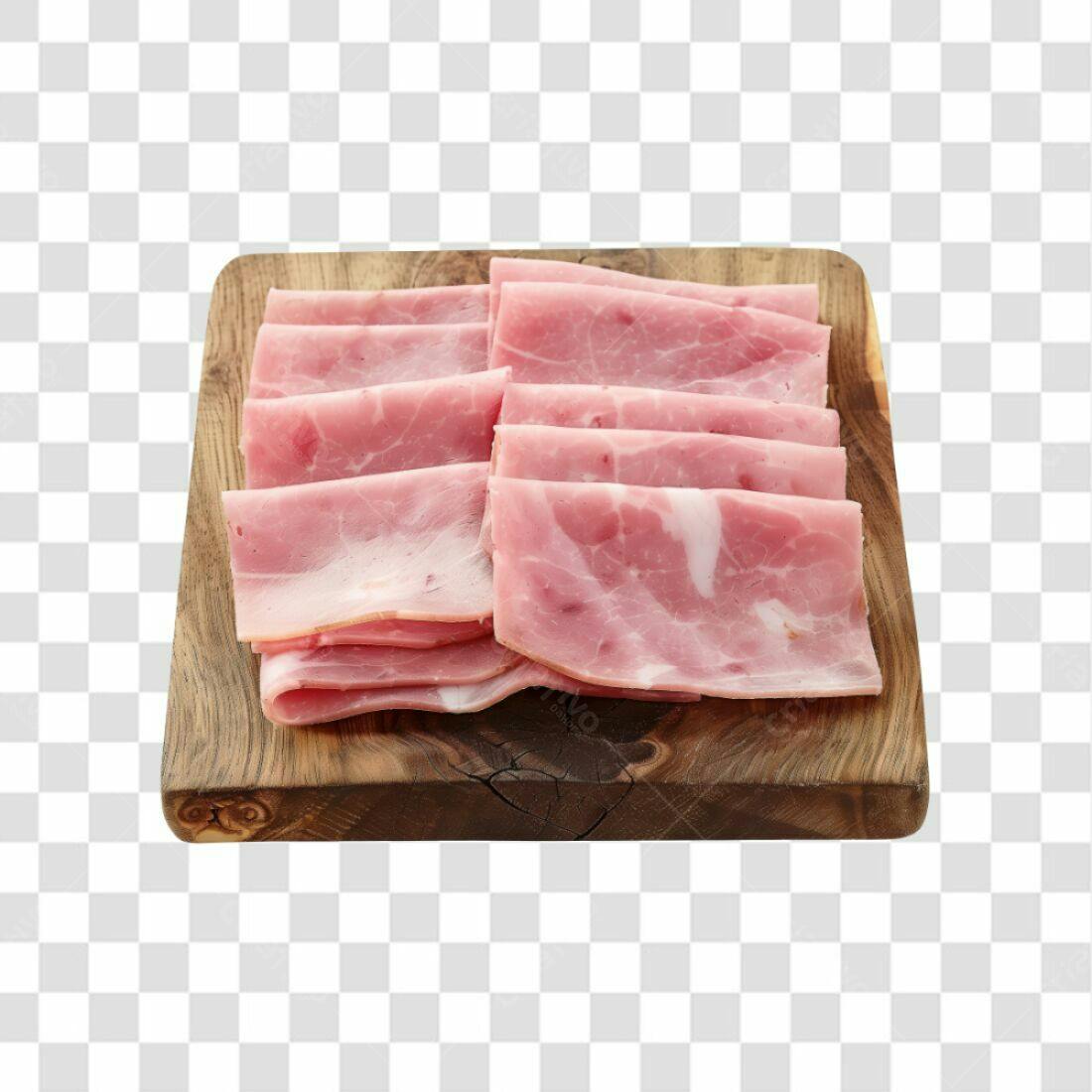 Imagem de Presunto Fatiado PNG com fundo transparente