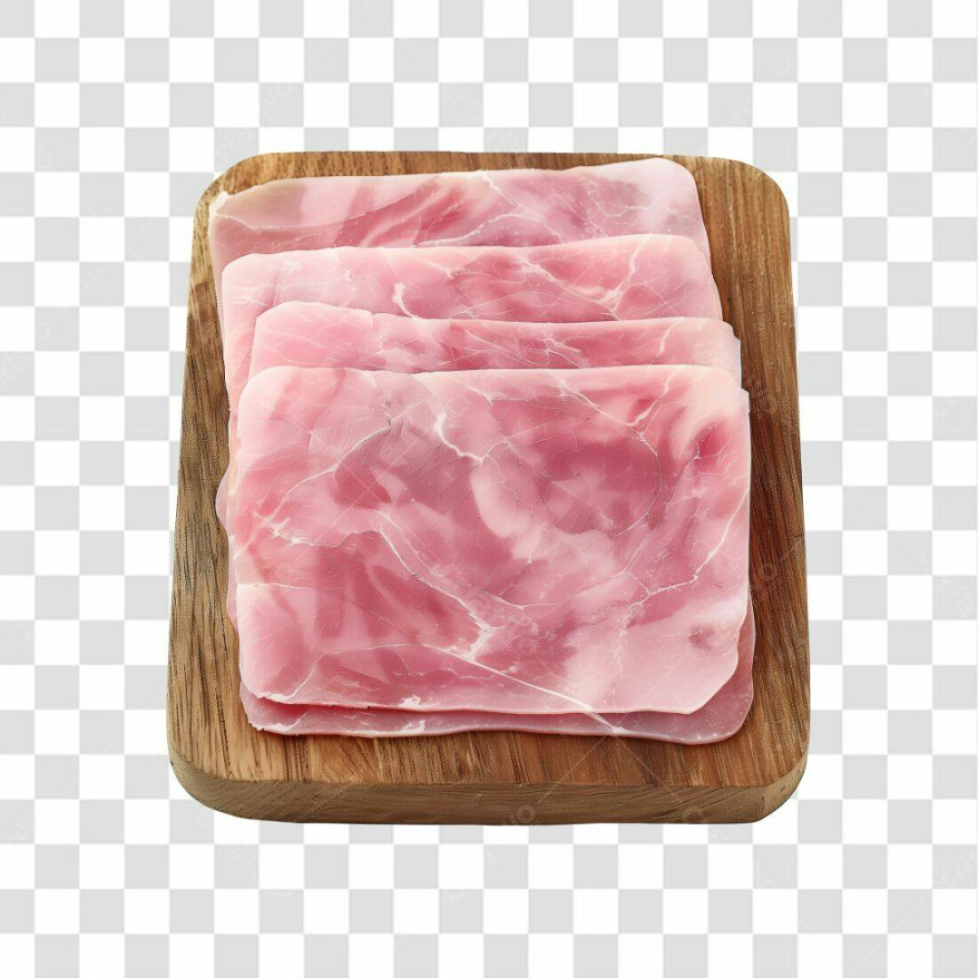 Imagem de Presunto Fatiado PNG com fundo transparente