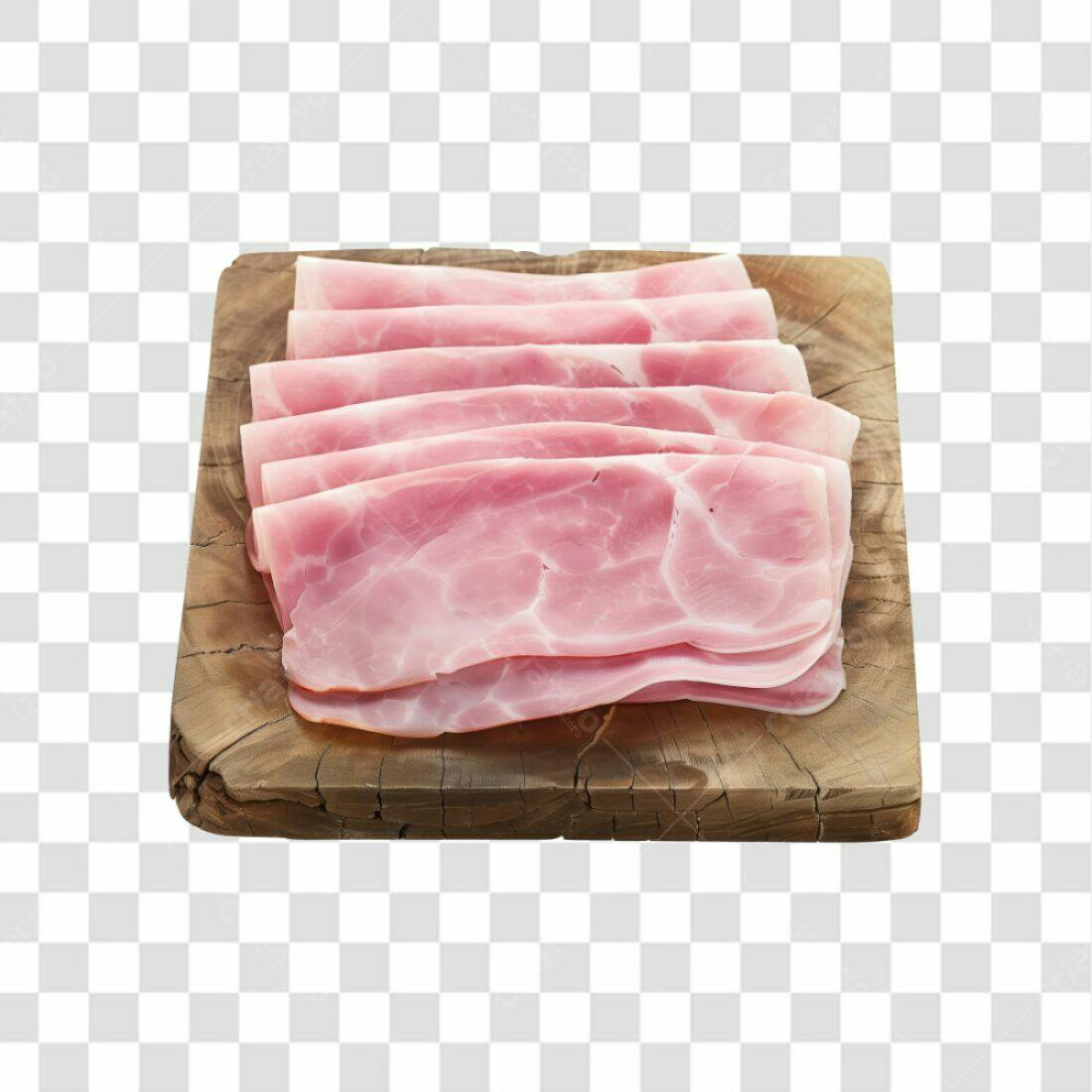 Imagem de Presunto Fatiado PNG com fundo transparente