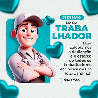 Feed dia do trabalhador hoje celebramos a dedicação e o esforço de todos os trabalhadores em busca de um futuro melhor