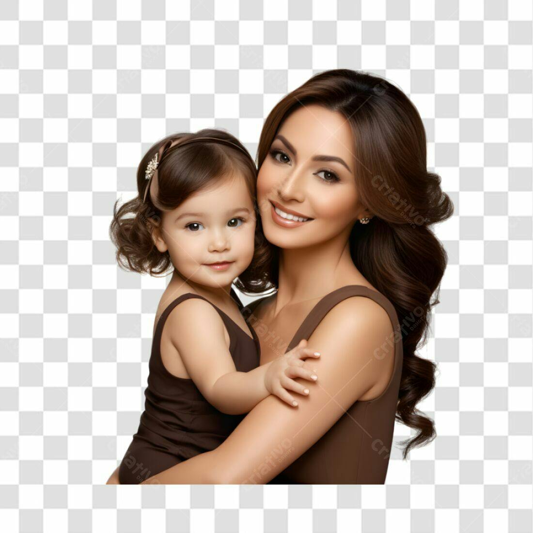 Imagem Mãe e Filha PNG com fundo transparente