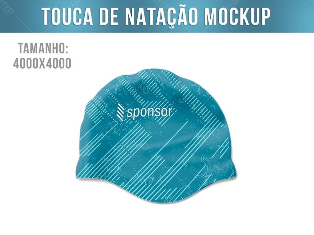 Touca De Natação Mockup 