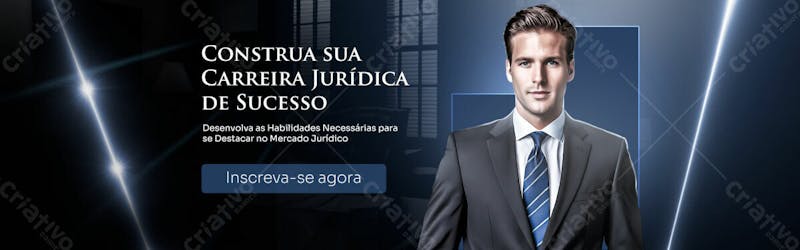 Construa sua carreira juridica de sucesso hero landing page advocacia