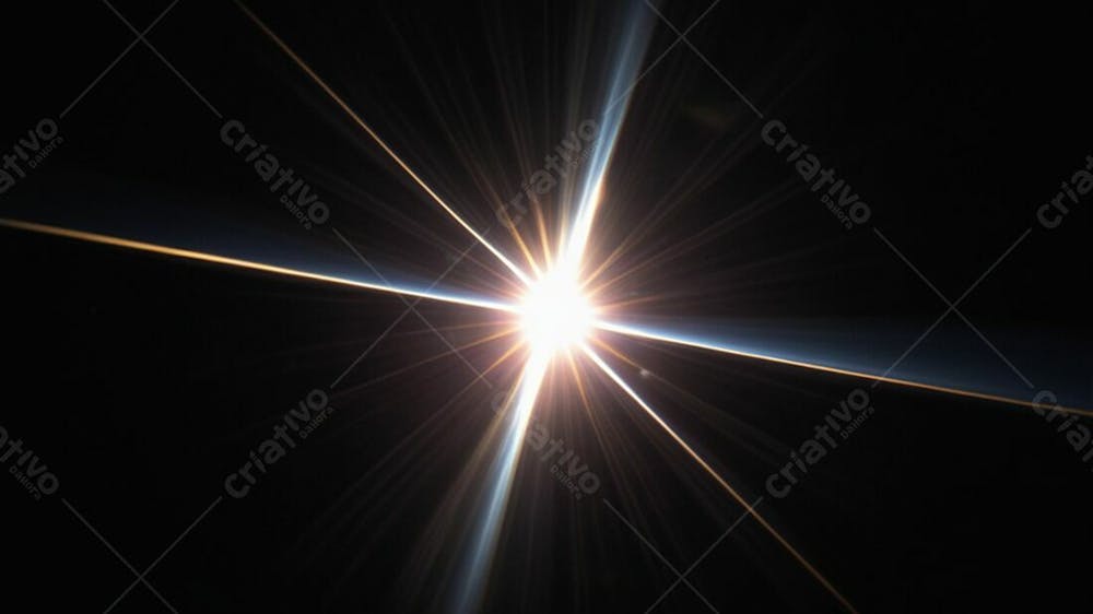 Flare Luz Overlay Em Alta Qualidade