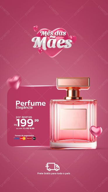 Dia das mães perfume story