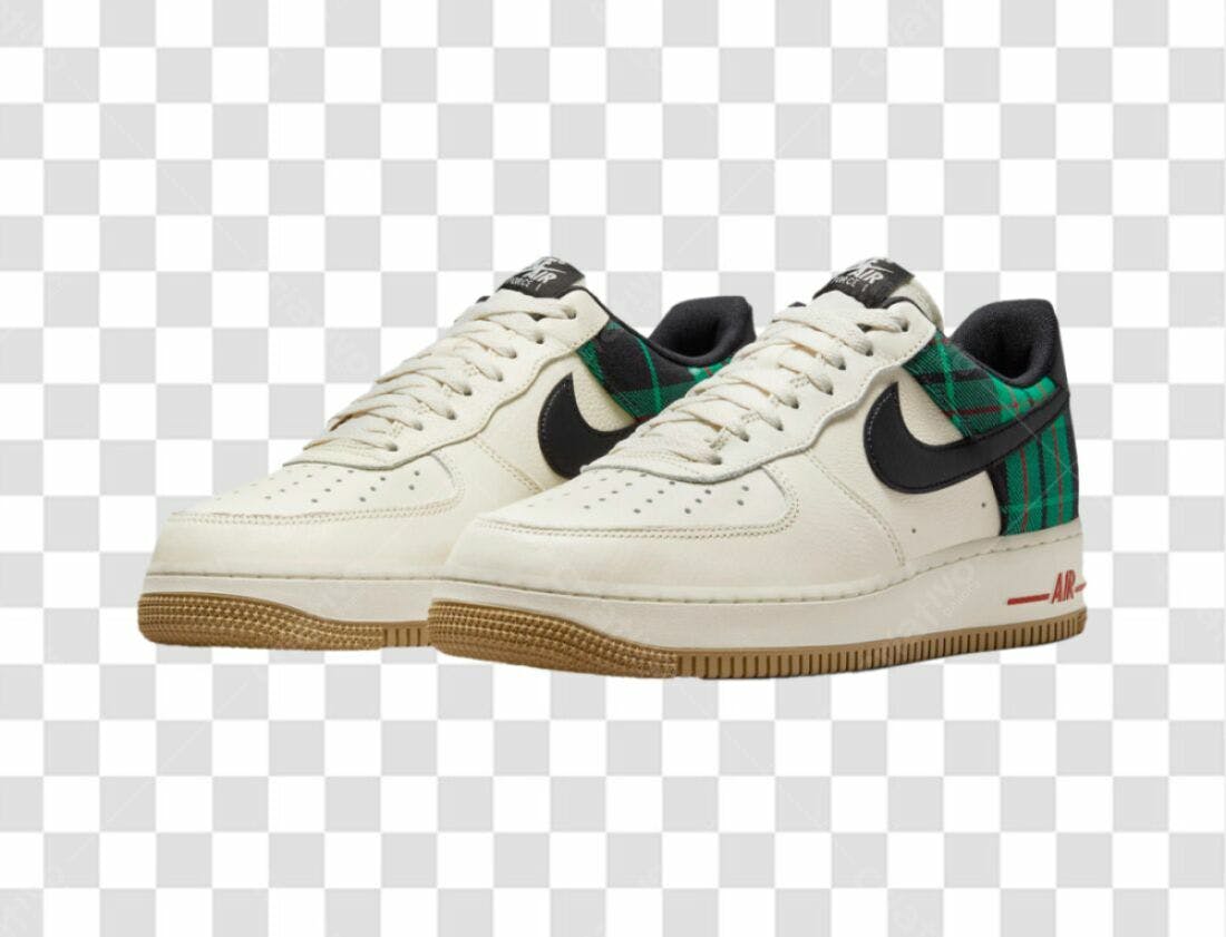 Icone Tênis Nike Air Force 1 Natal PNG com fundo transparente