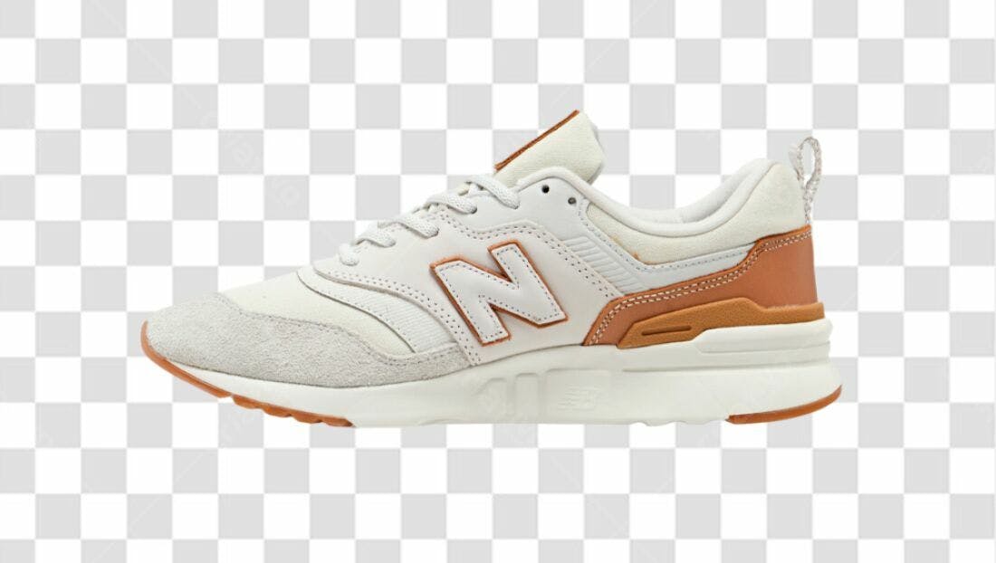 Icone Tênis New Balance Bege e Marrom PNG com fundo transparente