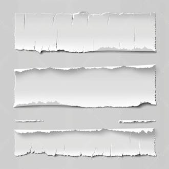 Imagem de papel rasgado branco, textura
