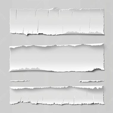 Imagem de papel rasgado branco, textura