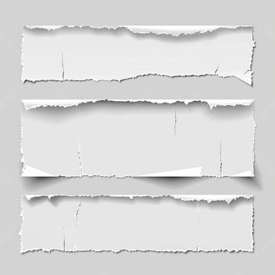 Imagem De Papel Rasgado Branco, Textura