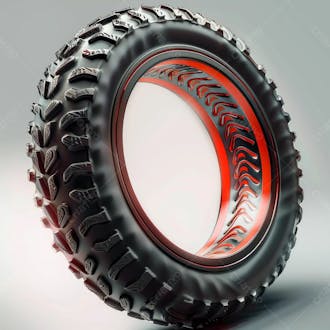 Imagem de um pneu de carro, moto