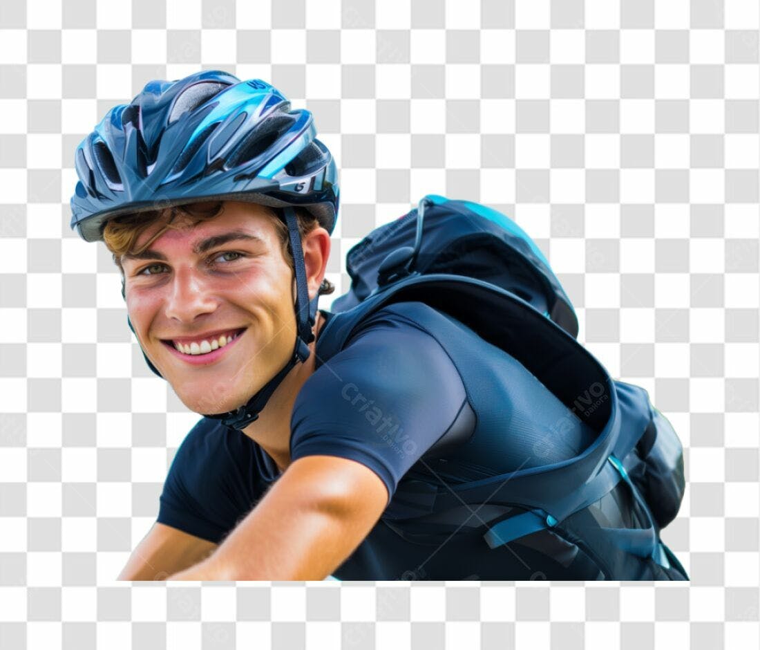 Imagem Ciclista PNG com fundo transparente