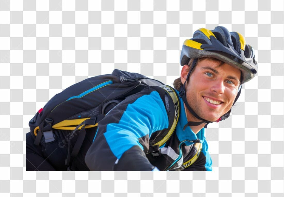 Imagem Ciclista PNG com fundo transparente