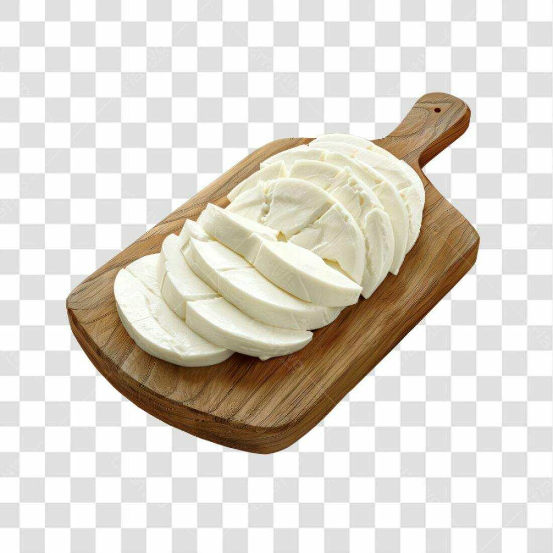 Imagem de Queijo Mozzarella PNG com fundo transparente