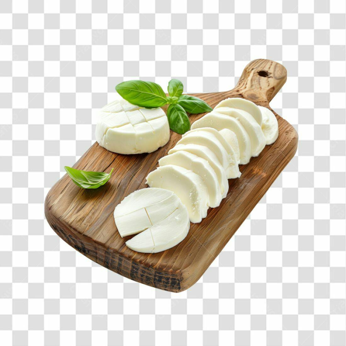 Imagem Queijo Mozzarella PNG com fundo transparente
