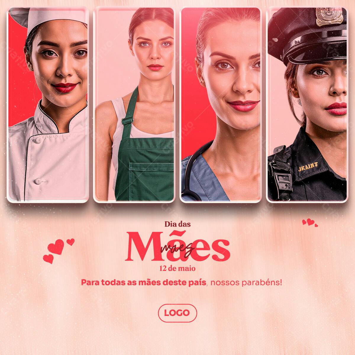 Postagem Dia das Mães PSD Editável