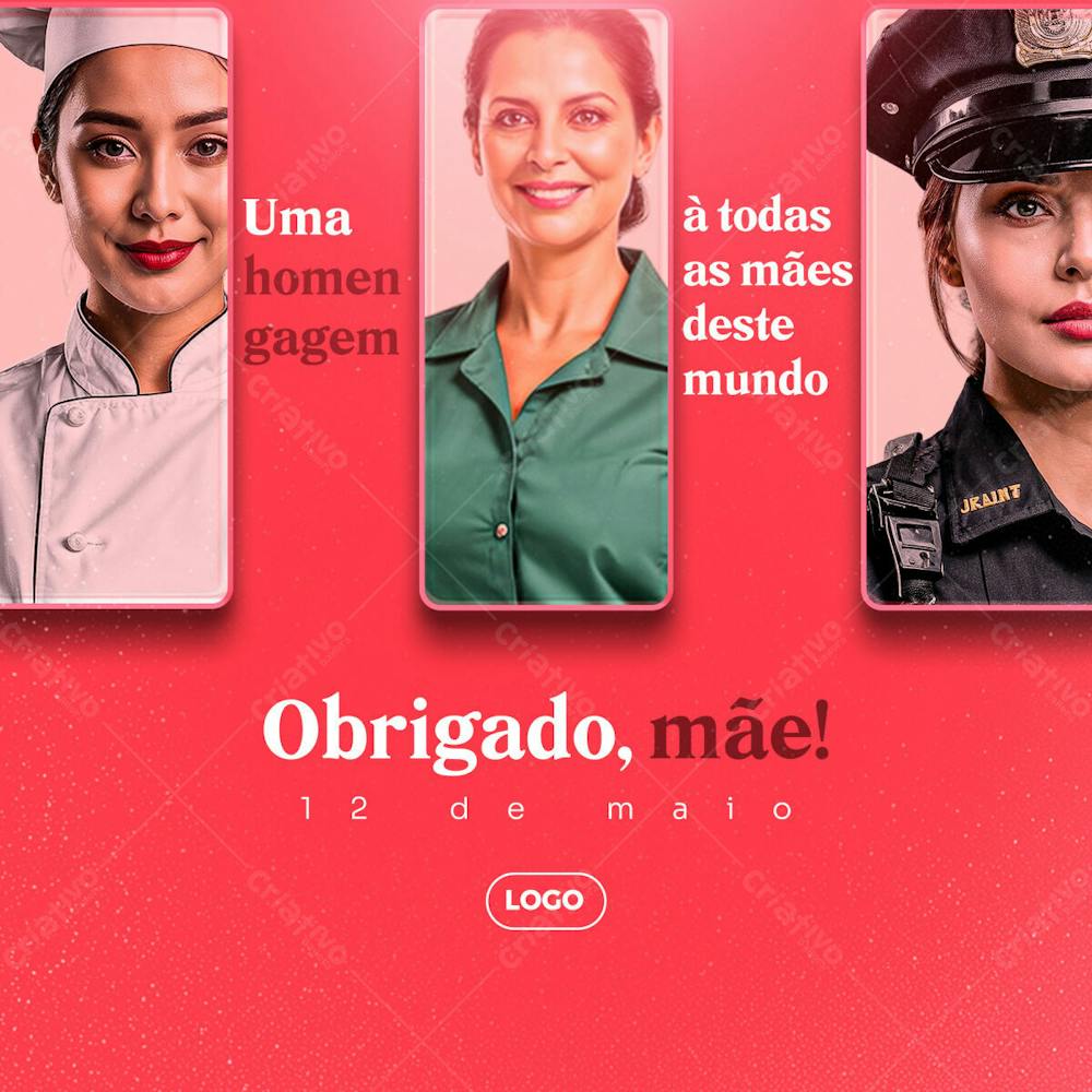 Uma Homenagem À Todas As Mães Deste Mundo Psd Editável Para O Dia Das Mães