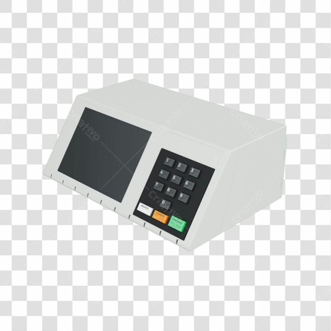 Icone Eleições Urna Eletrônica PNG com fundo transparente
