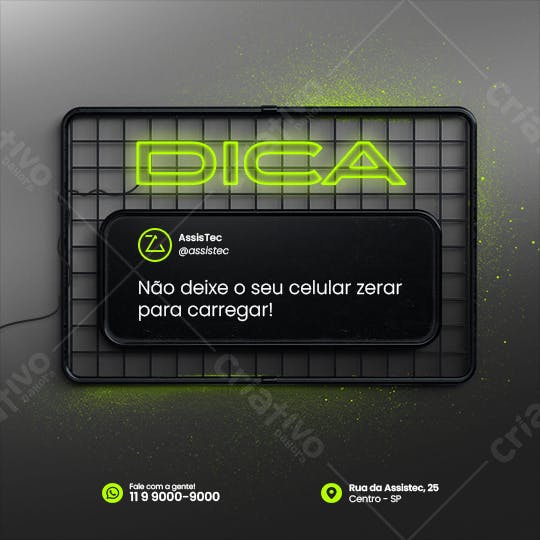 Post para Redes Sociais PSD Editável