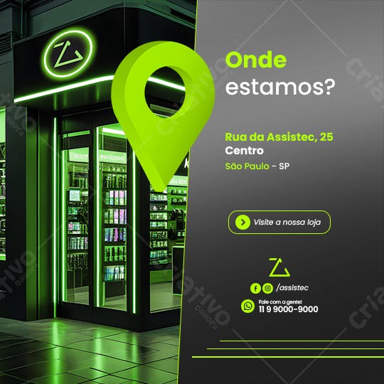 Postagem para Redes Sociais Loja PSD Editável