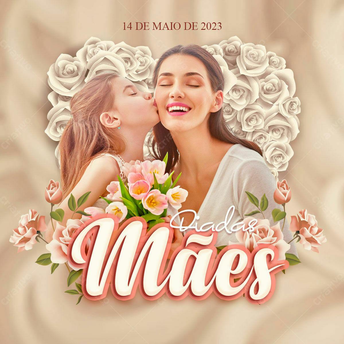 Flyer Dia das Mães PSD Editável
