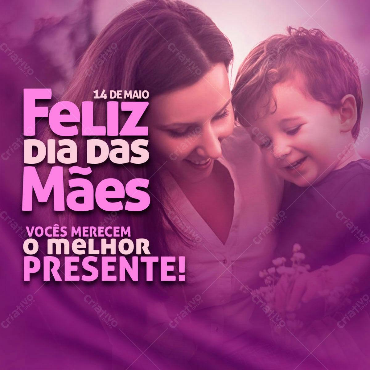 Postagem Dia das Mães PSD Editável