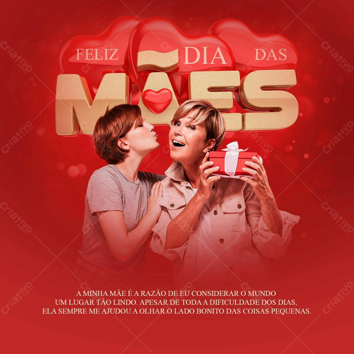 Postagem Dia das Mães PSD Editável