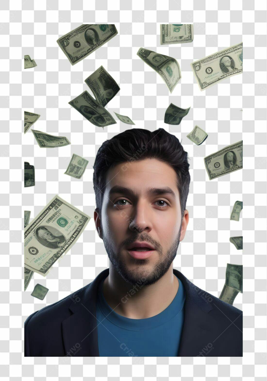 Imagem PNG Homem Dinheiro com fundo transparente
