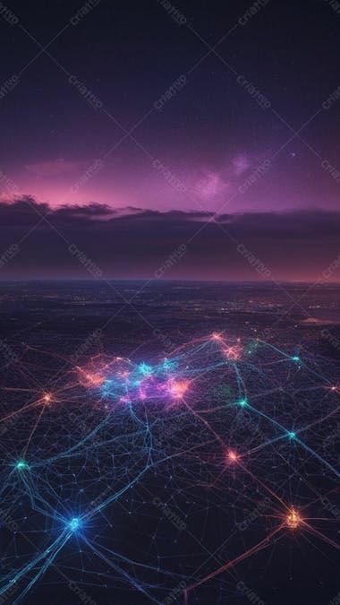 Background geométrico futuristico tecnologico e blockchain