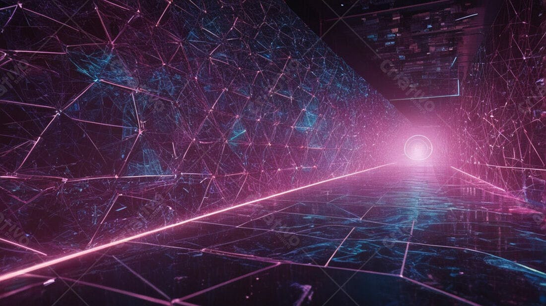 Textura Cyberpunk Neon para Fundo de Game