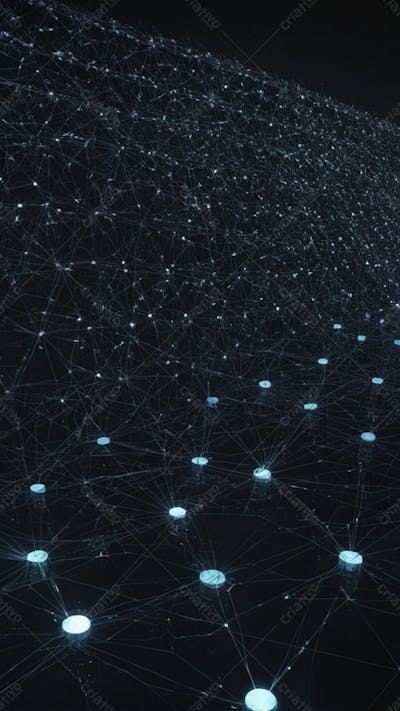 Background Geométrico Futuristico Tecnologico E Blockchain