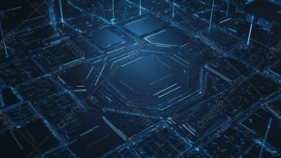 Background Geométrico Futuristico Tecnologico E Blockchain