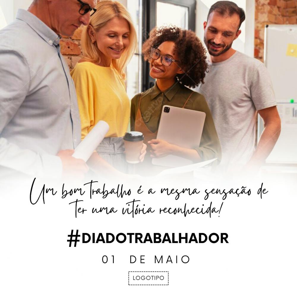Dia Do Trabalhador post canva