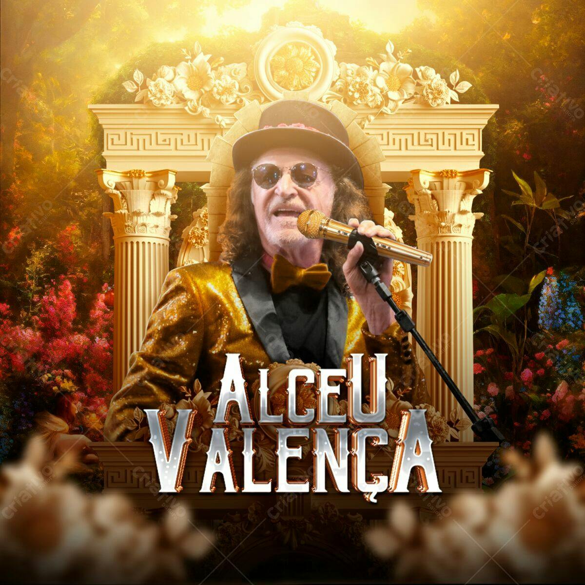 Poster Alceu Valença Show PSD Editável
