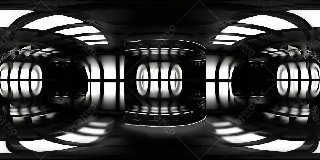 Arte Abstrata Preto e Branco Arquitetura
