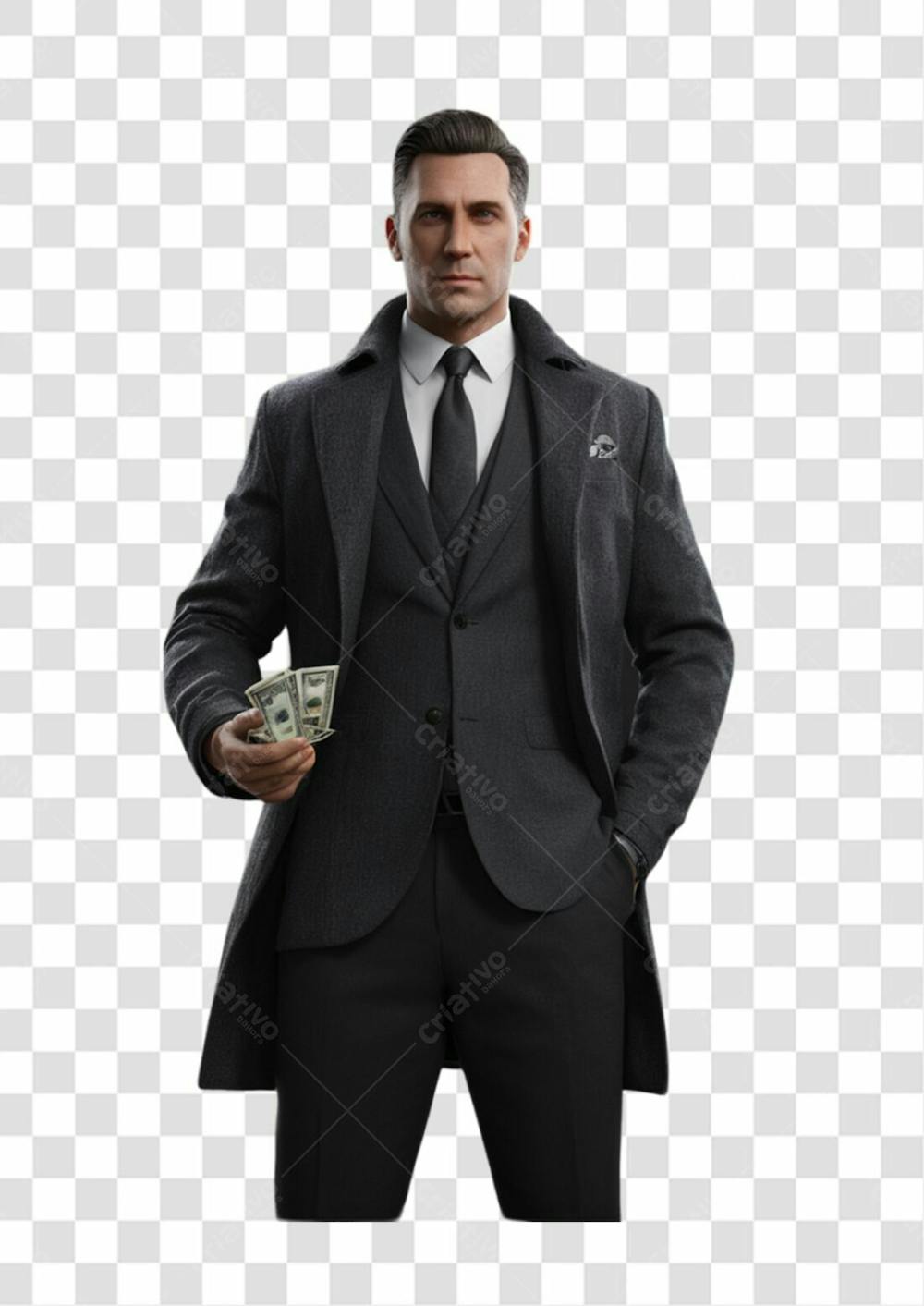 3D Render Personagem Png Transparente