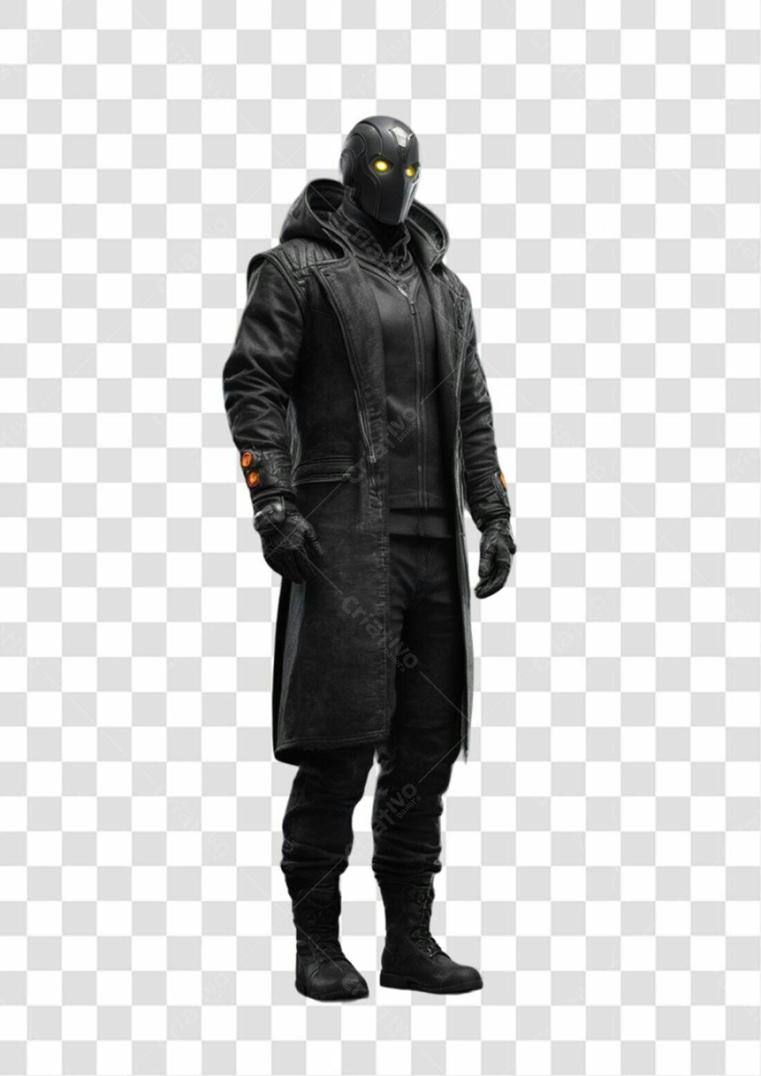 Icone Cyberpunk PNG com fundo transparente