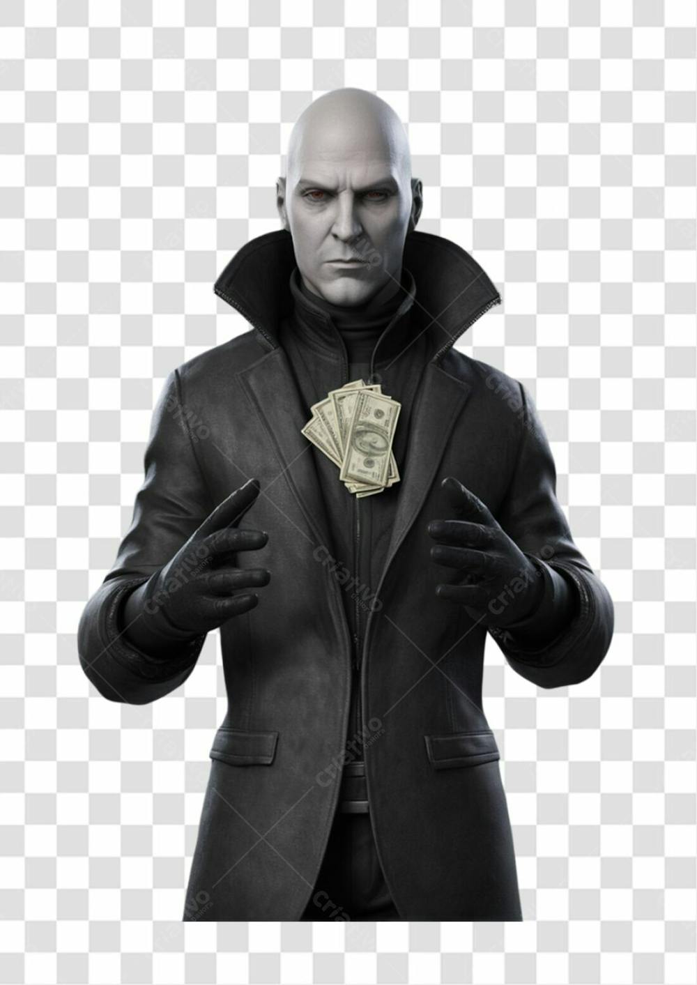 3D Render Personagem Png Transparente