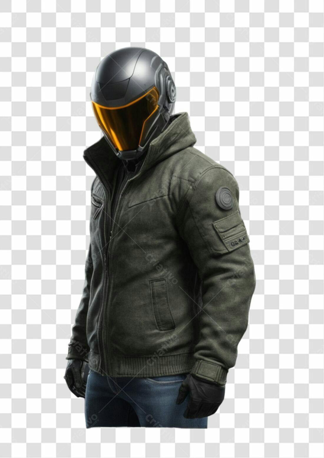 Icone Cyberpunk PNG com fundo transparente