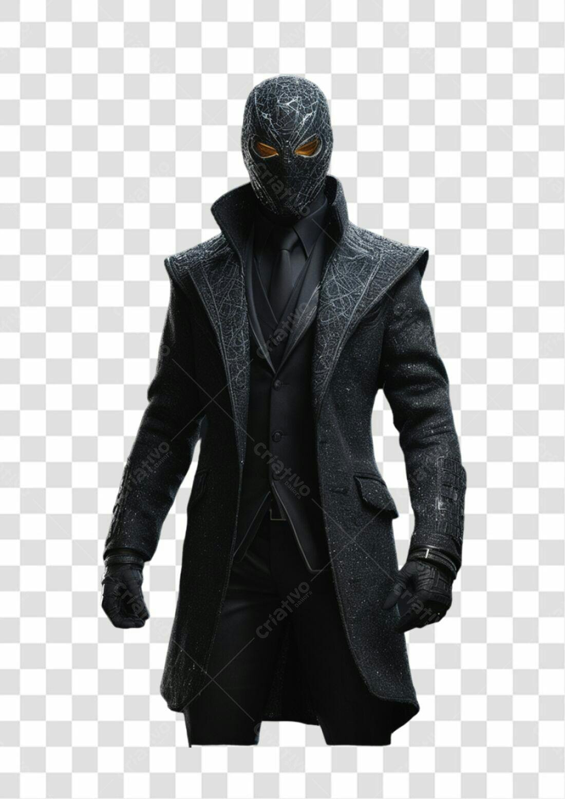 Icone Homem Misterioso PNG com fundo transparente