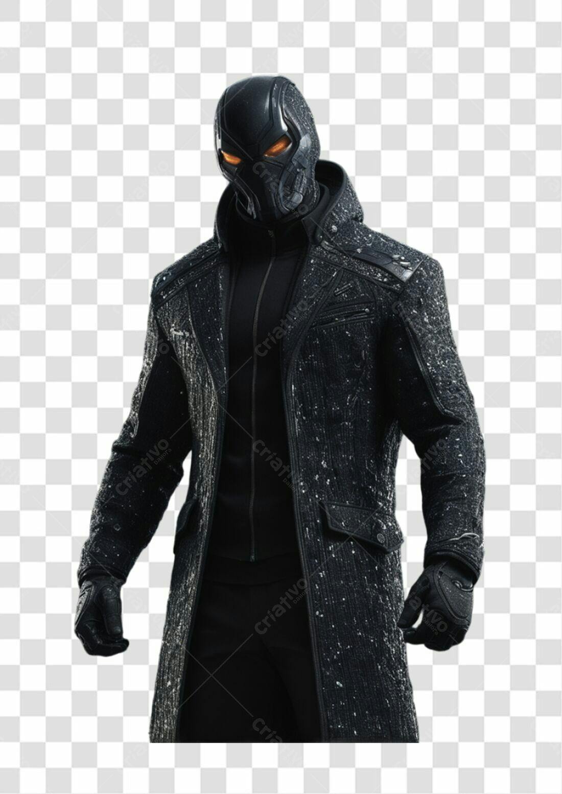 Icone Herói Misterioso PNG com fundo transparente