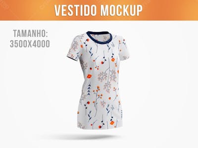 Vestido De Mulher Mockup 