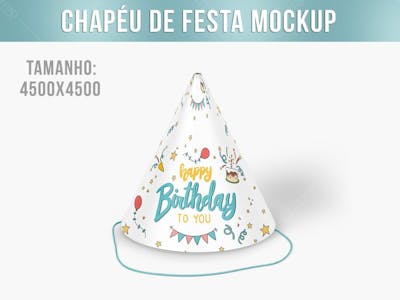 Chapéu De Festa Mockup 