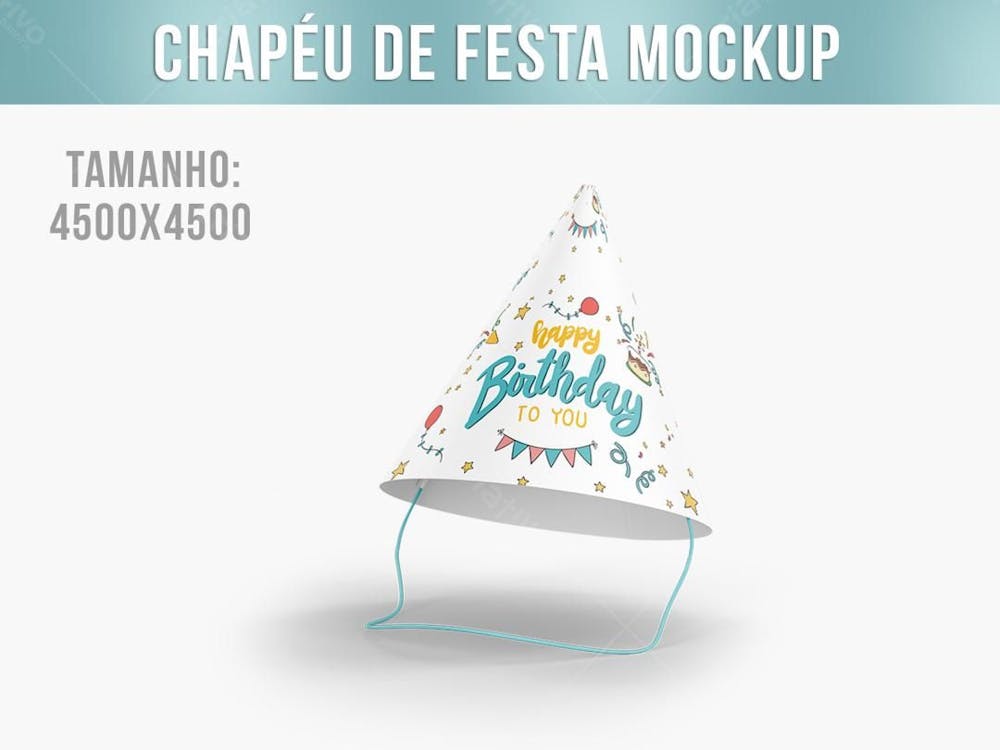 Chapéu De Festa Mockup 