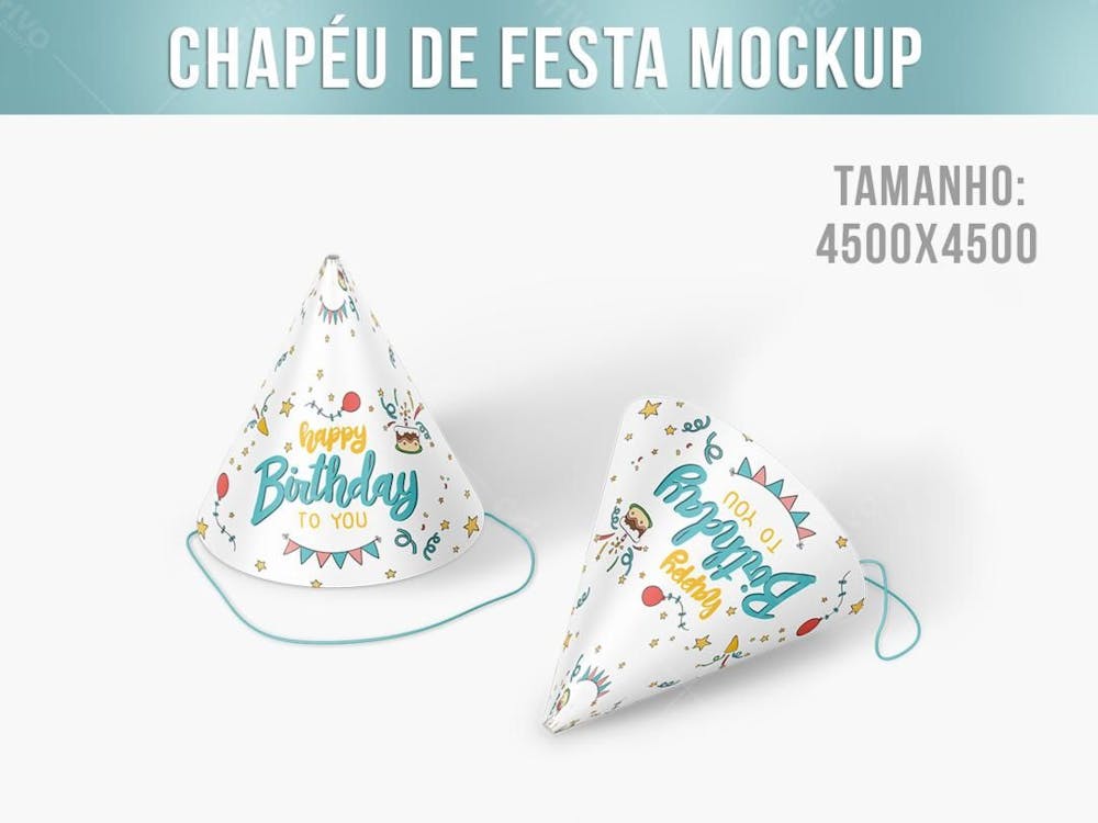 Chapéu De Festa Mockup 