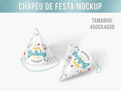 Chapéu De Festa Mockup 